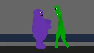 Grimace vs Green (Rainbow Friends)