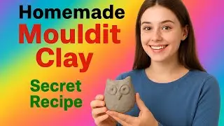 Homemade Mouldit Clay | Secret Recipe of Fevicryl Mouldit | DIY Mouldit Clay at Home |@MaffDIYZone