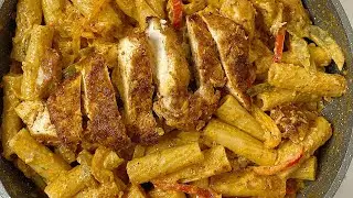 Tastiest Chicken Suya creamy Pasta