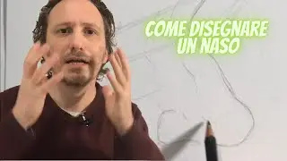 Come disegnare un naso - Lezione di disegno a mano libera.