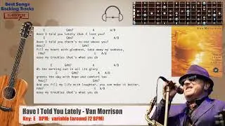 🎸 Have I Told You Lately - Van Morrison Guitar Backing Track with chords and lyrics