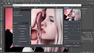 Como aplicar textura de pele e criar  Efeito Cartoon usando o plug-in Topaz Clean 3