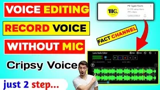 How to Edit Audio For Fact Videos in Lexix Audio Editor || voice editing for fact videos