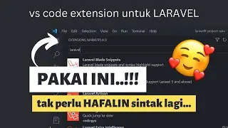 INI DIA!! 5 Ekstensi VSCODE !! ekstensi vscode untuk laravel | extension visual studio code laravel