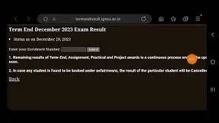 #ignou Result Declare for December 2023 Exams #educationgyan #ignouupdate