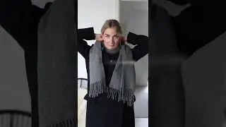 3 ways to tie a scarf 🧣
