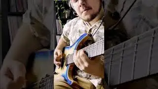 Rehearsing a riff for the next EP