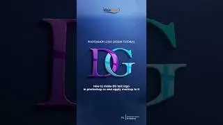 Photoshop Logo Design Tutorial || How to Make a Logo in Adobe Photoshop #shorts #viral #trending