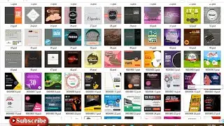 Social Media Banners Ads Ultimate Bundle in Photoshop PSD File Part 04
