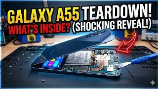 Samsung Galaxy A55 5G Teardown Disassembly Phone Repair Video Review 