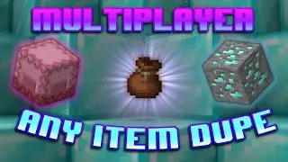 *NEW* Minecraft Java Any Item Multiplayer Dupe Glitch! (Works On Realms!)
