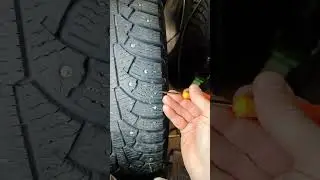 Выковыриваете камушки из шин ?