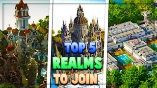 TOP 5 REALMS TO JOIN! (Bedrock)