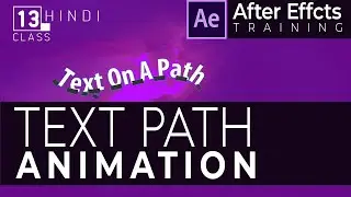 After Effects Tutorial : Animate Any Object or Text Along a Custom Path | Writing and Masking