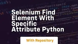 selenium find element with specific attribute python