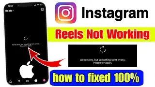 how to fix we're sorry but something went wrong instagram iphone |reels not working instagram iphone