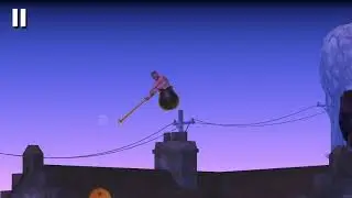 Getting over it mobile from orange hell to hanging bucket