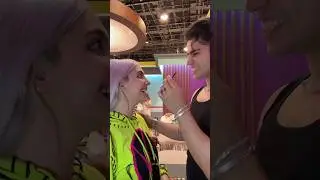 Aaron Mercury does my makeup😂👀 