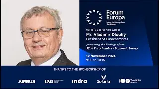Forum Europa with Mr. Vladimír Dlouhý, President of Eurochambres