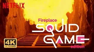 Relaxing Fireplace 4K HD – SQUID GAME EDITION