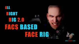 Unreal Engine Face Rig #AllrightRig 2.0