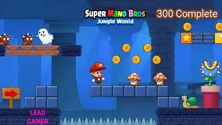 Super Mano Bros Jungle World Level 300 Complete 