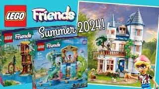 Lego Friends Summer 2024 Sets REVEALED! Castle, Waterpark & MORE! (Full Thoughts)