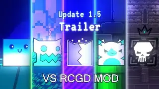 VS RCGD MOD V1.5 TRAILER | Geometry Dash FNF MOD