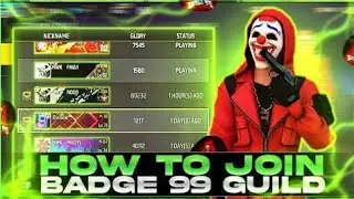 HOW TO JOIN V BADGE GUILD || HOW TO JOIN badge 99  GUILD || HOW TO JOIN LUV GUILD 💖🔥