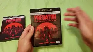 Predator Trilogy 3-Movie Collection 4K UHD Up Close with Reverse Sleeve