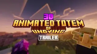 3D Animated totem of undying | TRAILER - Minecraft resourcepack (HMI Support)