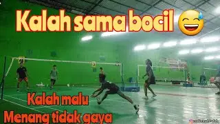 Badminton arca | PB Rajawali vs Reza/Zudin
