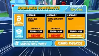 When You Have 2 BANK Contracts In SEASON 10 | Roblox Jailbreak