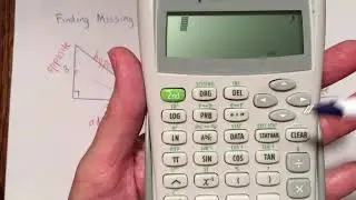Geometry Video Number 1 on Finding the Measure of an Angle on a Right Triangle