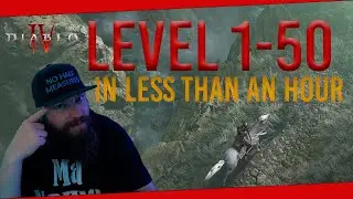 POWERLEVEL 1 to 50 in less than an hour | Diablo 4