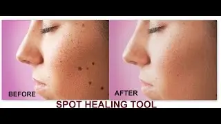 how to use spot healing brush tool in photoshop cc 2020 I Hindi Tutorial I Session 6