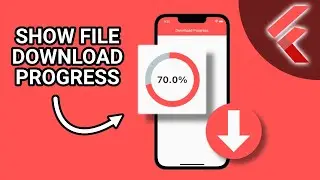 Flutter Tutorial - Show File Download Progress In App #Flutter #AppDevelopment