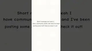 Community Posts Unlocked