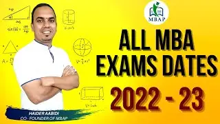 All MBA Entrance Exams Calendar 2022 - 23