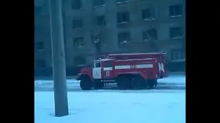 23 Декабря 2015 горит Моторный завод в Барнауле Куча пожарных