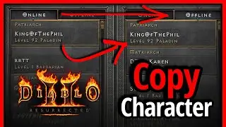 Get Your Full Online Character into Offline Single Player, (PC) - Diablo 2 Resurrected