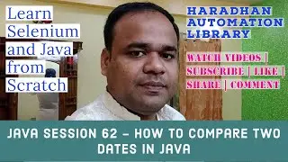 Java #62 - How to compare two dates in Java