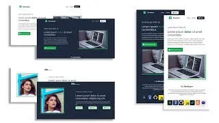 building portfolio website with react js and tailwind css