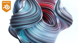 Simple and Quick Abstract Composition In Blender 3D