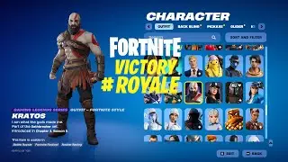 Fortnite Kratos Skin Gameplay Victory Royale RTX 5090 4K