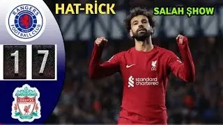 LIVERPOOL - RANGERS (7-1) MATCH SUMMARY EXPRESSION 3 GOALS FROM MUHAMMED SALAH LIVERPOOL SHOW