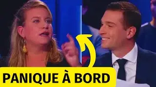 Jordan Bardella FAIT BÉGAYER Mathilde Panot