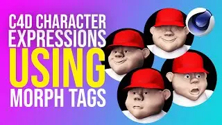 Animate facial expressions on your Cinema 4D characters
