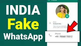 🇮🇳 India Fake WhatsApp Number | How to create fake whatsapp with indian number