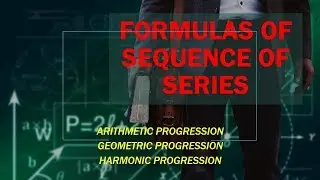FORMULA SEQUENCES AND SERIES |ARITHMETIC PROGRESSION